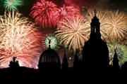 Silvester über Dresden Silvester über Dresden